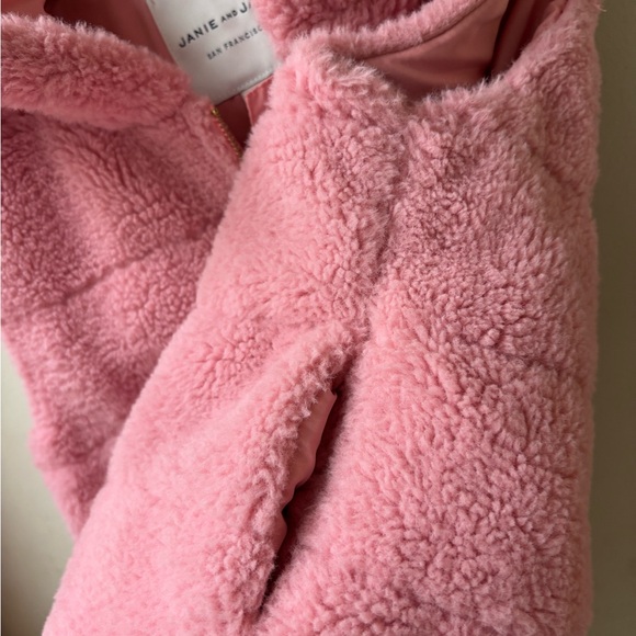 Janie and Jack Soft Pink Fleece Vest - Picture 4 of 8